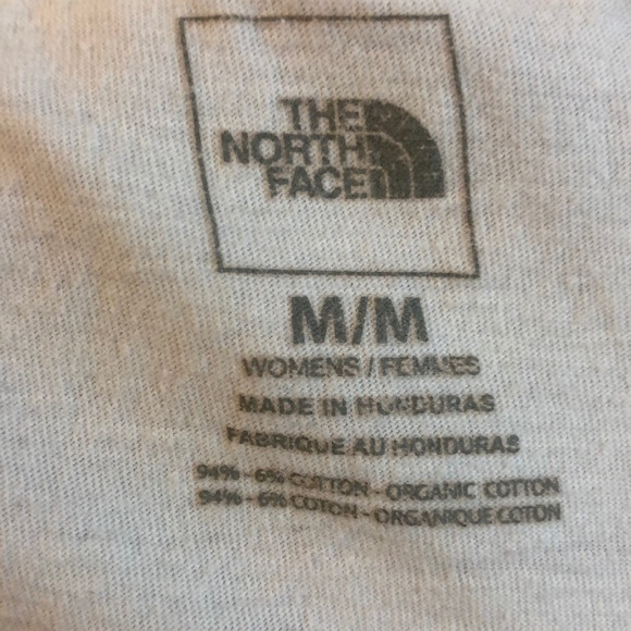 North Face White V Neck T Shirt - Picture 4 of 5